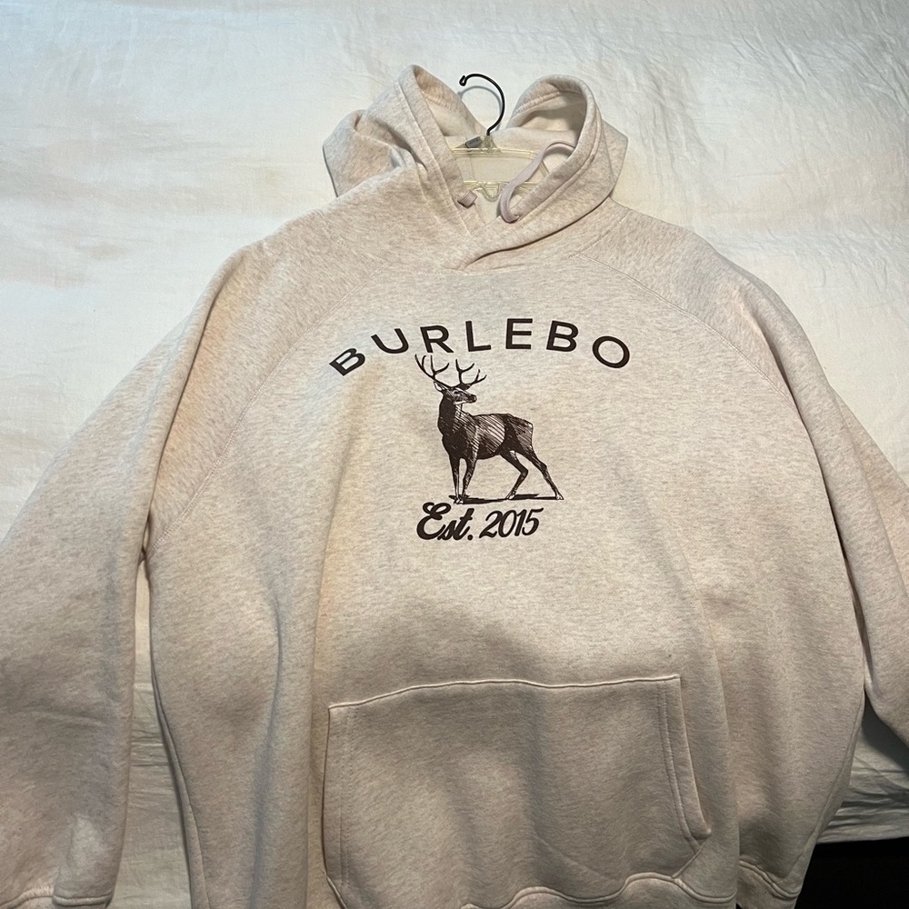 BURLEBO White Hoodie - LIKE NEW